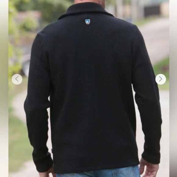 Kuhl Men's Black Zip-Up Sweater - Picture 4 of 9